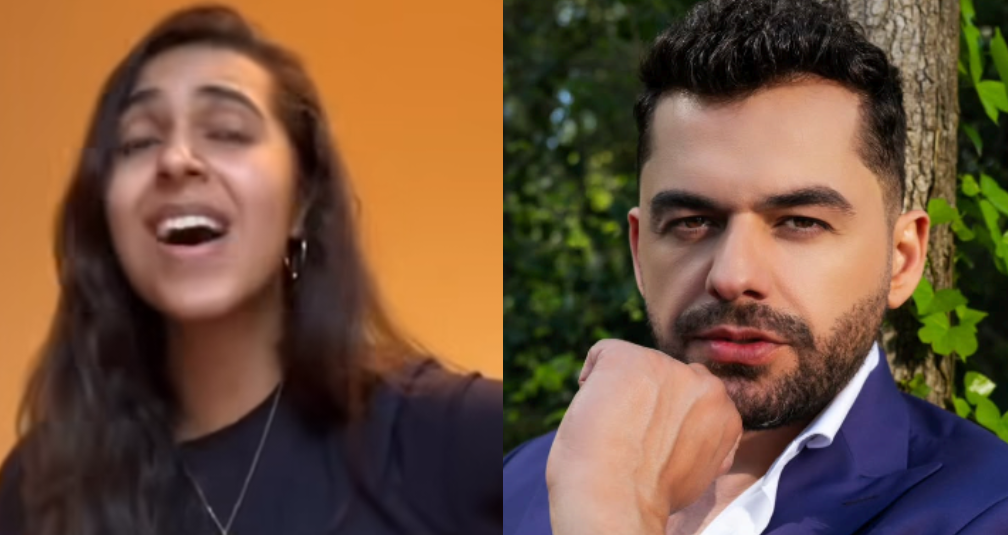 Vajza iraniane këndon në shqip në nder të Shpat Kasapit  Video 