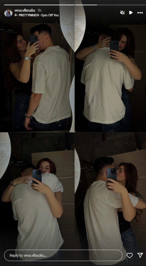 Përvjetori i dashurisë së Vesës dhe futbollistit të Kombëtares  Mirlind Daku