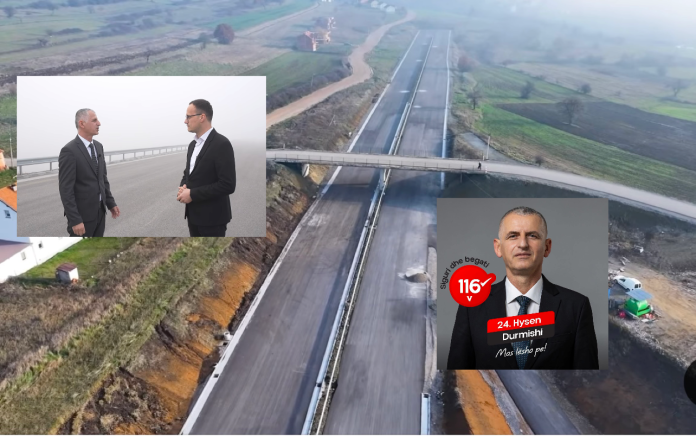 Hysen Durmishi dhe Alban Hyseni ne punimet e Autostrades se Gjilanit
